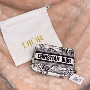 Black and White cosmetic Pouch